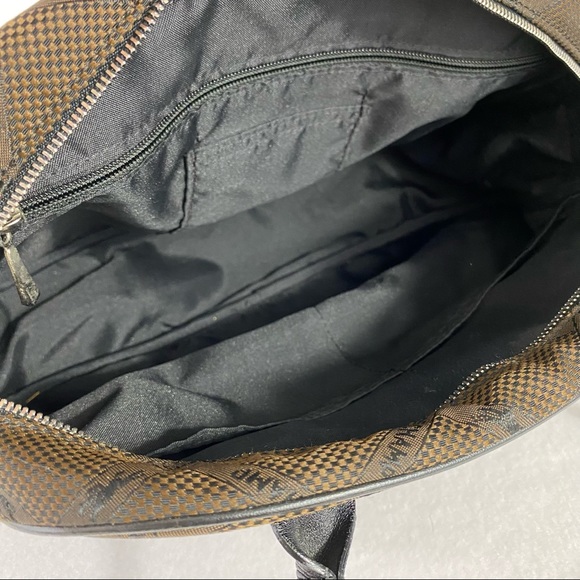 Longchamp Paris Fabric and Leather Satchel Bag - Picture 12 of 16